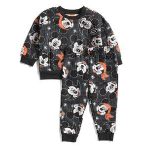 MICKEY MOUSE multi Toddler Boys 2pc Glow In The Dark Fleece Set